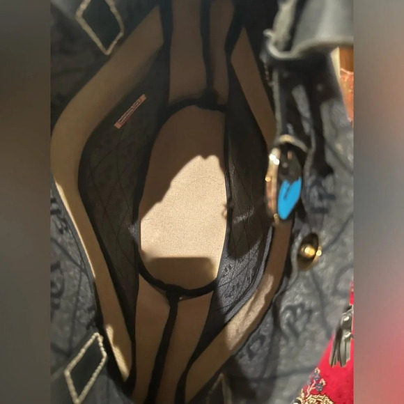 Dooney & Bourke Monogram Shoulder bag - gray and black - excellent condition - Picture 6 of 11